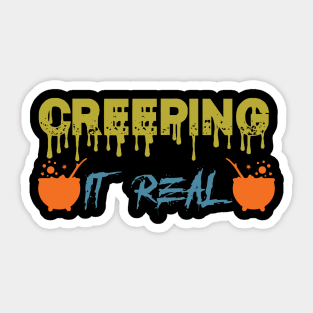 Halloween 2 - Creeping it real Sticker